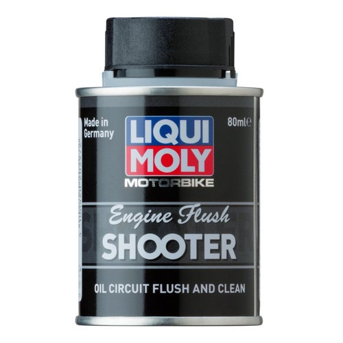 Motorbike engine flush shooter - flush,