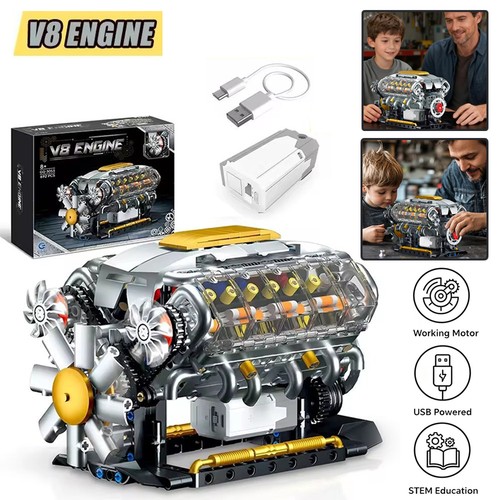 Technik motor bausatz - v8,